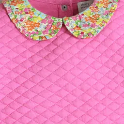 Cherry Crumble Floral Print Peter Pan Collar Fit & Flare Dress image 3