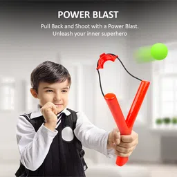 Ratnas Twin Sling Shot Shooter With Ball - Multicolor image 2
