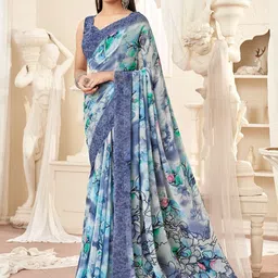 Panzora Floral Saree-image-0