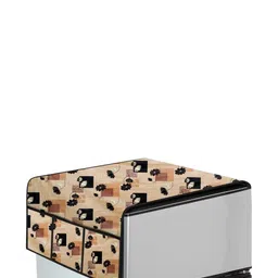 The Furnishing Tree Beige Plastic Refrigerator Cover image 3