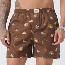 The Souled Store Men Harry Potter Chibi Printed Cotton Boxers-picture-17