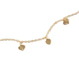 Accessorize London Heart Station Golden Casual Necklace image 4