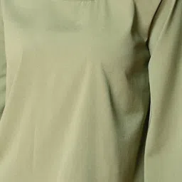 chimpaaanzee Chimpanzee Olive Regular Fit Top image 4