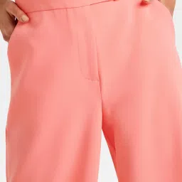 Forever New Peach Regular Fit High Rise Culottes image 4