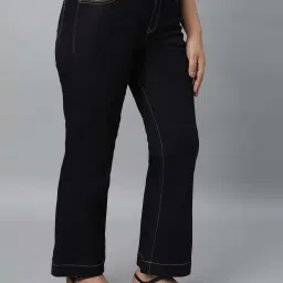 Aurelia Blue Cotton High Rise Jeans image 4