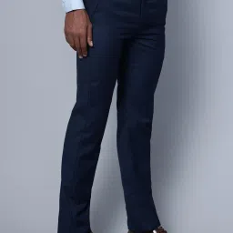 Cantabil Blue Regular Fit Trousers image 4