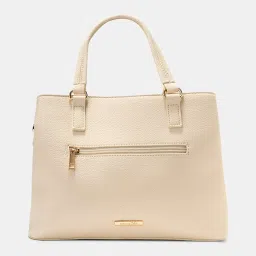 Forever Glam by Pantaloons Ecru Shoulder Handbag image 2