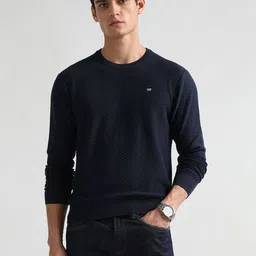 Arrow Sport Round Neck Pullover Pure Cotton Sweaters image 3