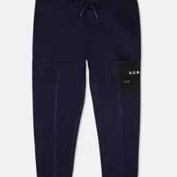 United Colors of Benetton Kids Navy Cotton Joggers-picture-37