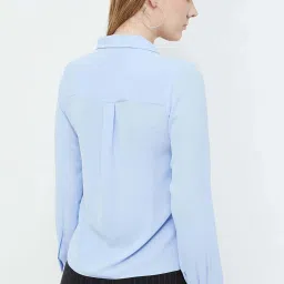 Code by Lifestyle Blue Plain Shirt image 2