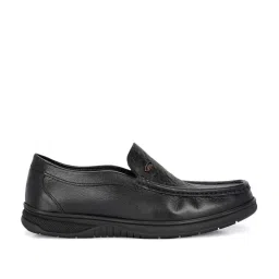 Hitz Men's Black Casual Loafers image 2