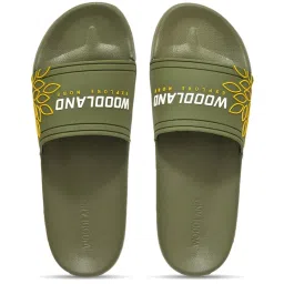 Woodland Men's Olive Slides image 4