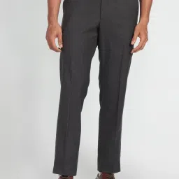 Arrow Grey Regular Fit Trousers image 4