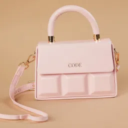 Code by Lifestyle Pink Handbag image 2
