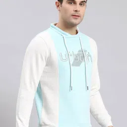 Monte Carlo Sky Blue & White Smart Fit Sweatshirt image 4