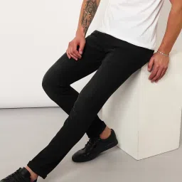 Lee Black Cotton Slim Fit Jeans image 4