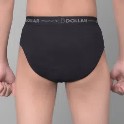 Dollar Bigboss Boys Multicolor Solid Briefs (Pack Of 3) image 2