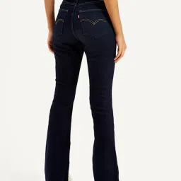 Levi's 725 Dark Navy High Rise Bootcut Fit Jeans image 2