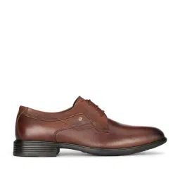 Hush Puppies by Bata Men's PIERCE Brown Derby Shoes-picture-25