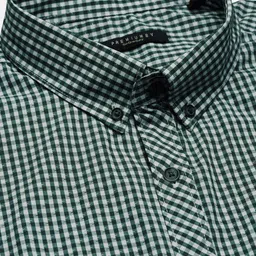 SHOWOFFFF Men Comfort Slim Fit Gingham Checks Checked Casual Shirt image 3