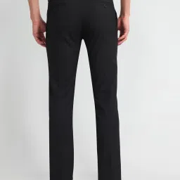 Arrow Black Relaxed fit Solid Trousers image 2