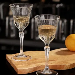 troveas Trovea's Pure Elegance Transparent Glass Wine Glass - Set of 4 image 2