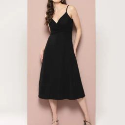 Qurvii Black Midi Dress-picture-13
