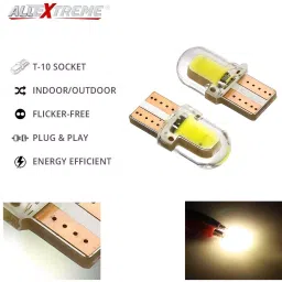 AllExtreme EXT52SW Universal T10 LED Parking Light 5630 CMD Super Bright Interior Pilot License Plate Dome Indicator Lamp Bulb for Car Bike and Motorcycle (2W, White, 2 PCS) image 5