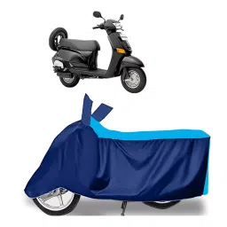Auto Pearl Two Wheeler Cover for Honda Eterno - Cyan, Blue-picture-33