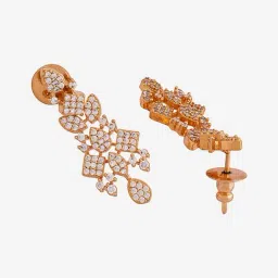 Kushal's Fashion Jewellery White Golden Set for Women image 4