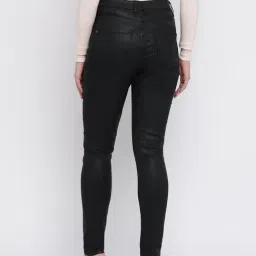 Guess Black Solid Skinny Fit Jeans image 2