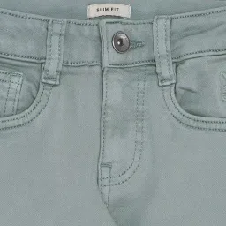 Pantaloons Junior Boys Aqua Foam Cotton Jeans image 3