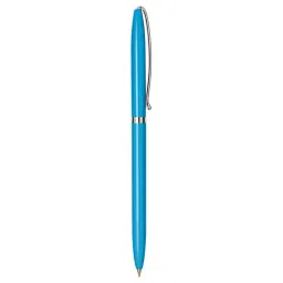Montex Crossword Matel Ball Pen Black Ink Color & Sky Blue Body Color-picture-25