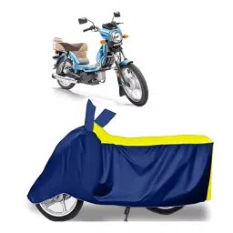 Auto Pearl Two Wheeler Cover for TVS XL 100 Comfort BS6 - Yellow, Blue-picture-29