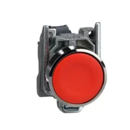 Sibass Electric Flush Spring Return Push Button Diameter 22.5 mm Metal Body Without Contact Element with CE Mark, Red, SE-LAY-BA42 (Pack of 300)-picture-24