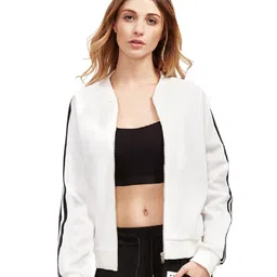 fabricorn Women's Fleece Round Neck Standard Length Jacket image 1