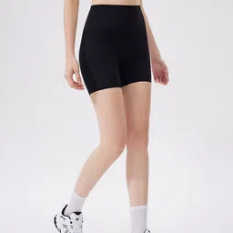 JC Collection Women Skinny Fit High-Rise Training or Gym Hot Pants with Antimicrobial Technology Shorts image 2