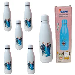 Birthday Popper 750 ml Water Bottles | Girls Theme | Set of 6 as Birthday Return Gifts for Kids | Stainless Steel Bottles for School, Travel & Sports - 750 ml Each-image-26