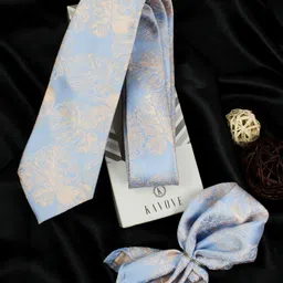 kavove KOVOVE Men Blue Printed Accessory Gift Set image 1