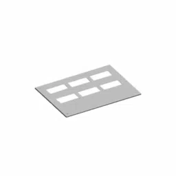 ABB RAL 7035 Roof Plate, 1.359m W, 625mm L for Use with Cabinets TriLine, 2CPX046765R9999-picture-10
