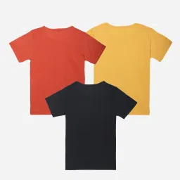 Vimal Jonney Girls Multicolor Printed T-Shirt (Pack Of 3) image 2