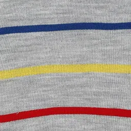 Fame Forever by Lifestyle Kids Grey Striped Full Sleeves Sweater image 4