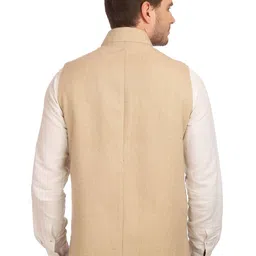 Wintage Beige Nehru Jacket image 3