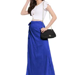 PATRORNA Royal Blue Maxi Skirt image 4