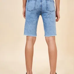 Coolsters by Pantaloons Kids Medium Blue Printed Full Sleeves Shorts image 2