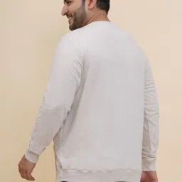 John Pride Beige Regular Fit Sweatshirt image 2