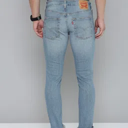 Levis Men 65504 Skinny Fit Heavy Fade Stretchable Jeans image 3