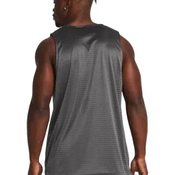 Under Armour Grey Regular Fit Printed Tank Tee image 2