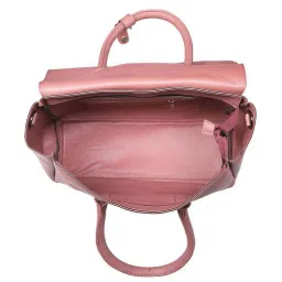 Toteteca Pink Solid Medium Handbag image 4