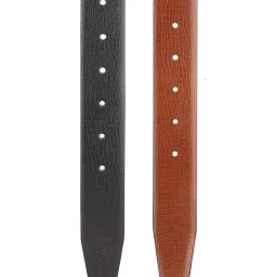 Red Chief Tan & Black Leather Reversible Formal Belt For Men image 4